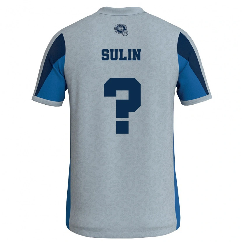 Danxen Women El Salvador Dialessandro Sulin #0 White Sky Blue Away Jersey 26-28 T-Shirt