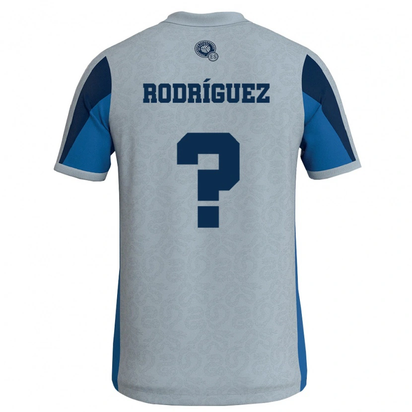 Danxen Women El Salvador Jonathan Rodríguez #0 White Sky Blue Away Jersey 26-28 T-Shirt