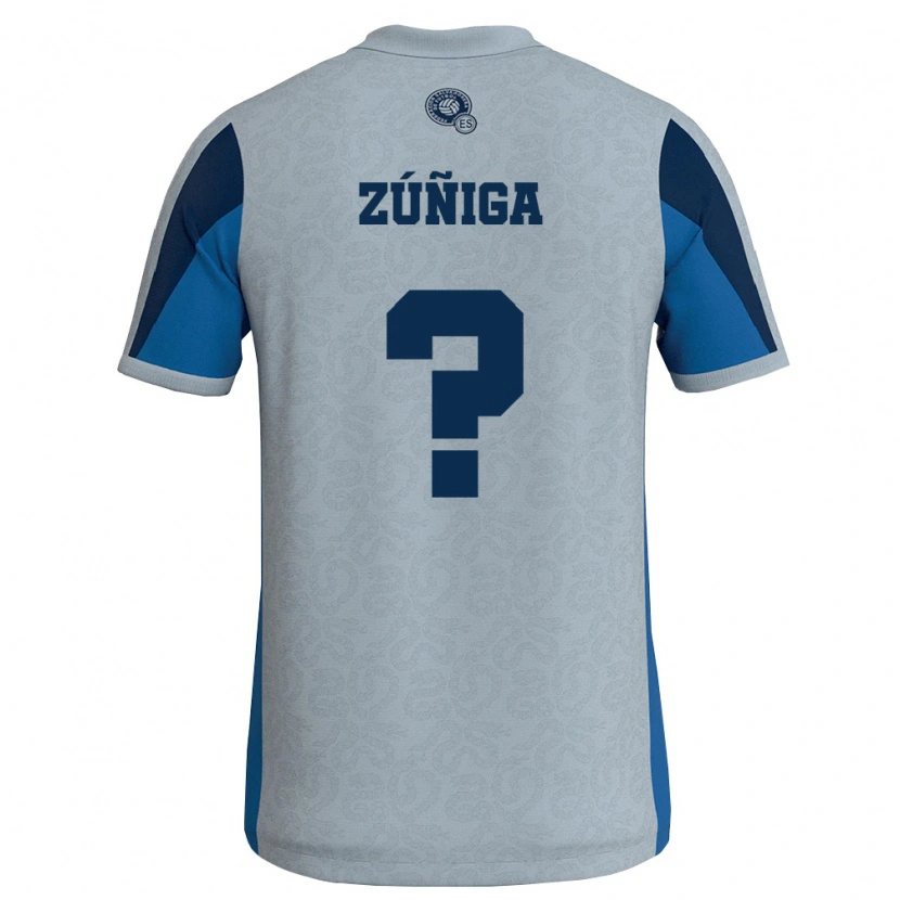 Danxen Women El Salvador Stephanie Zúñiga #0 White Sky Blue Away Jersey 26-28 T-Shirt