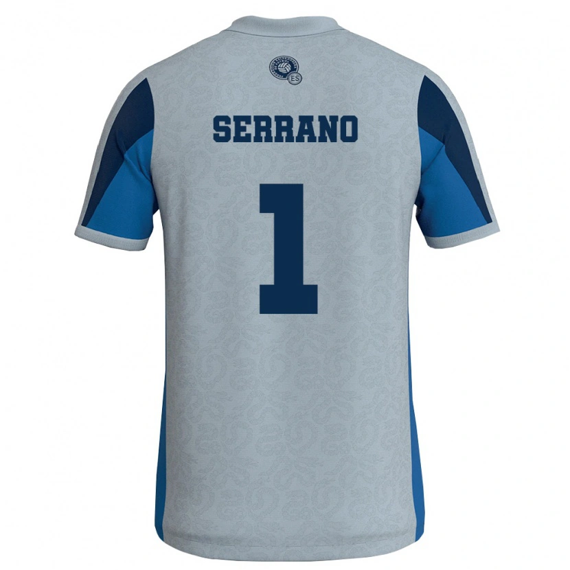 Danxen Women El Salvador Idalia Serrano #1 White Sky Blue Away Jersey 26-28 T-Shirt