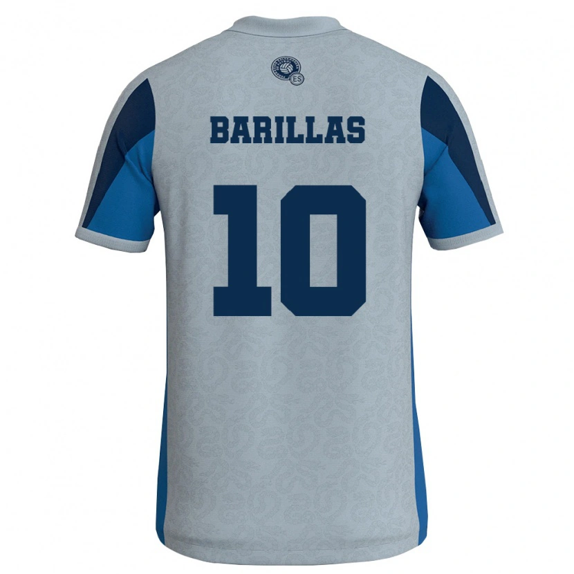Danxen Women El Salvador Mayson Barillas #10 White Sky Blue Away Jersey 26-28 T-Shirt