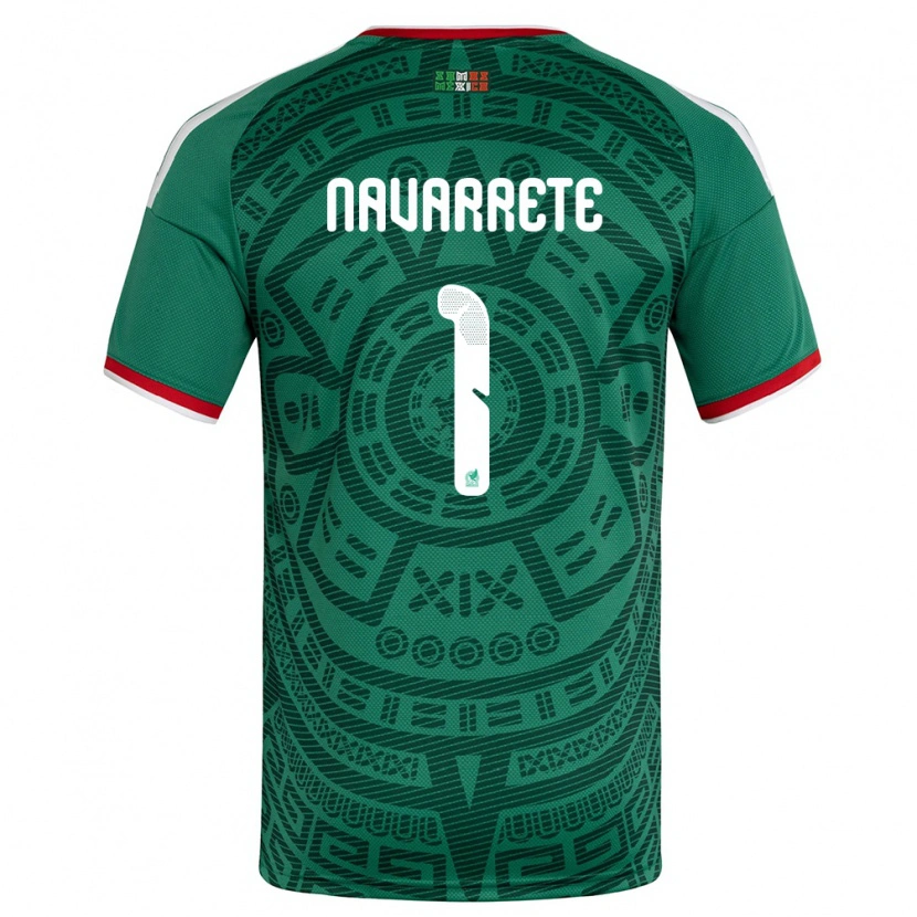 Danxen Kid Mexico Cristo Navarrete #1 Green White Red Home Jersey 26-28 T-Shirt