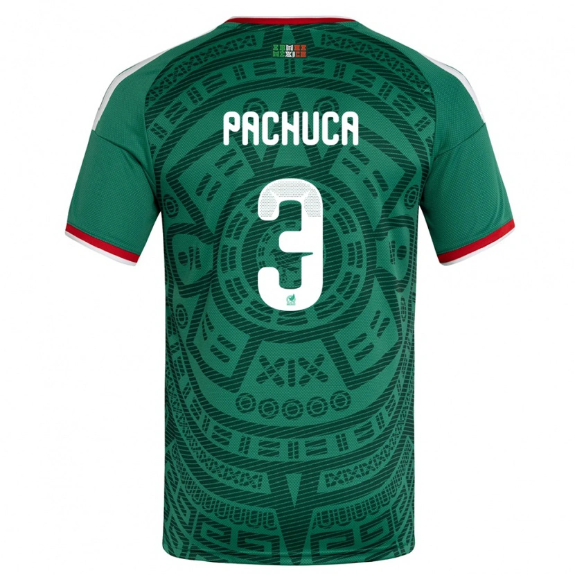 Danxen Kid Mexico José Pachuca #3 Green White Red Home Jersey 26-28 T-Shirt