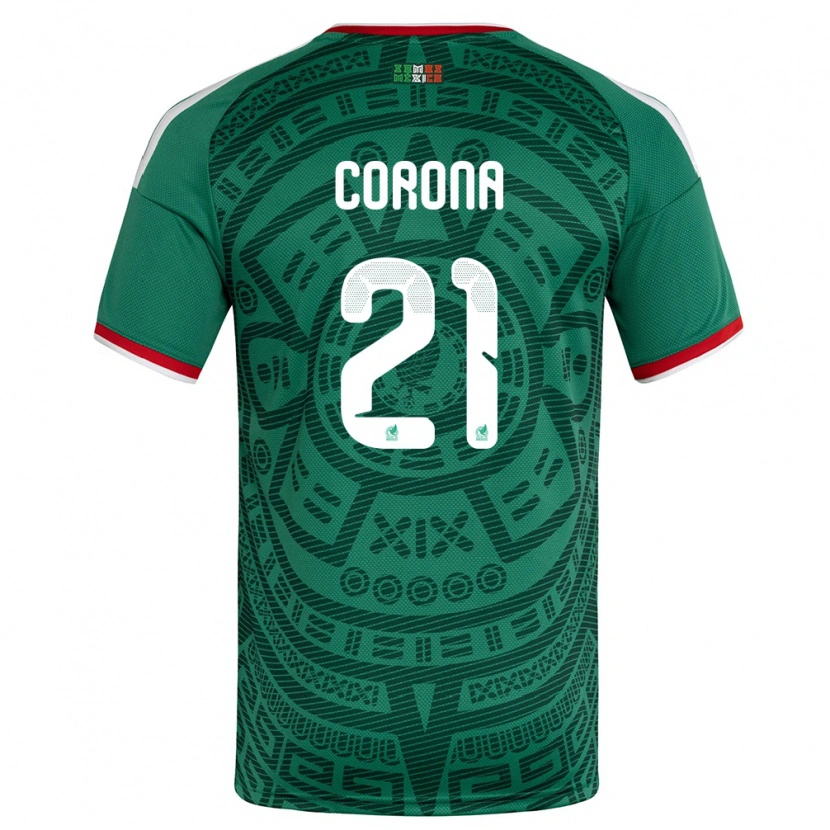 Danxen Kid Mexico José Corona #21 Green White Red Home Jersey 26-28 T-Shirt