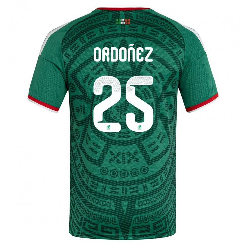 Danxen Kid Mexico Diana Ordonez #25 Green White Red Home Jersey 26-28 T-Shirt
