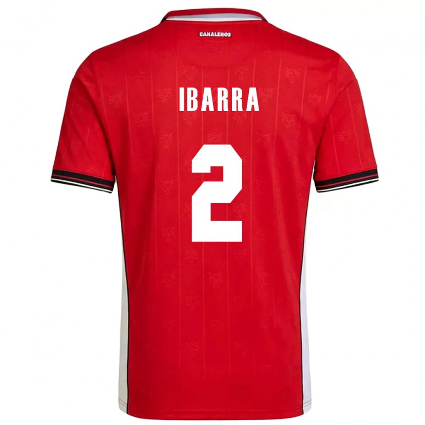 Danxen Kid Panama Cristian Ibarra #2 Red Brown White Home Jersey 26-28 T-Shirt
