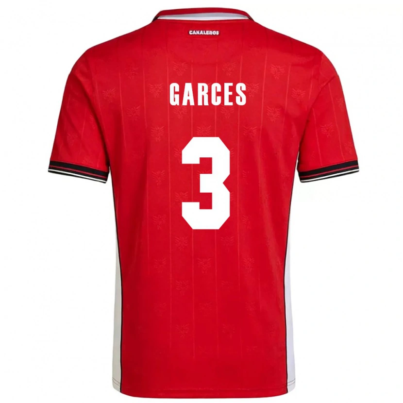 Danxen Kid Panama Josue Garces #3 Red Brown White Home Jersey 26-28 T-Shirt