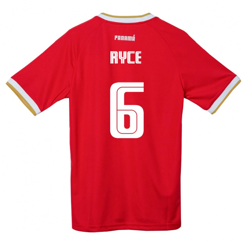 Danxen Kid Panama Anel Ryce #6 Red Brown White Home Jersey 26-28 T-Shirt