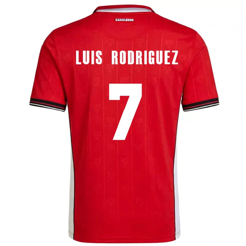 Danxen Kid Panama José Luis Rodríguez #7 Red Brown White Home Jersey 26-28 T-Shirt