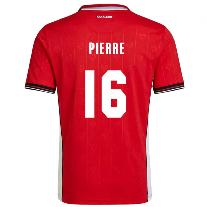 Danxen Kid Panama Jael Pierre #16 Red Brown White Home Jersey 26-28 T-Shirt