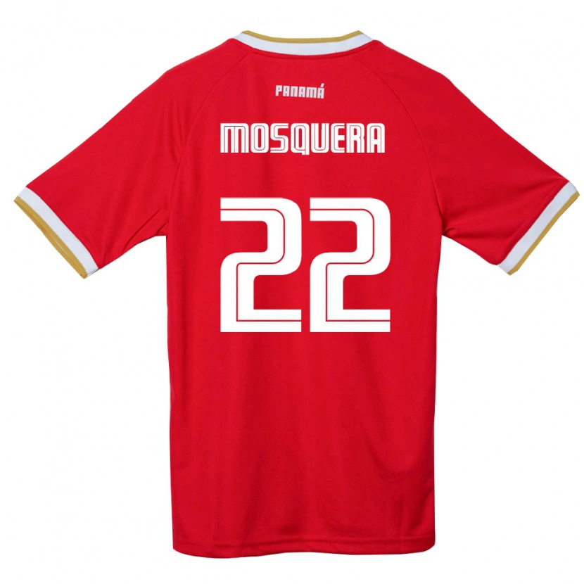 Danxen Kid Panama Orlando Mosquera #22 Red Brown White Home Jersey 26-28 T-Shirt