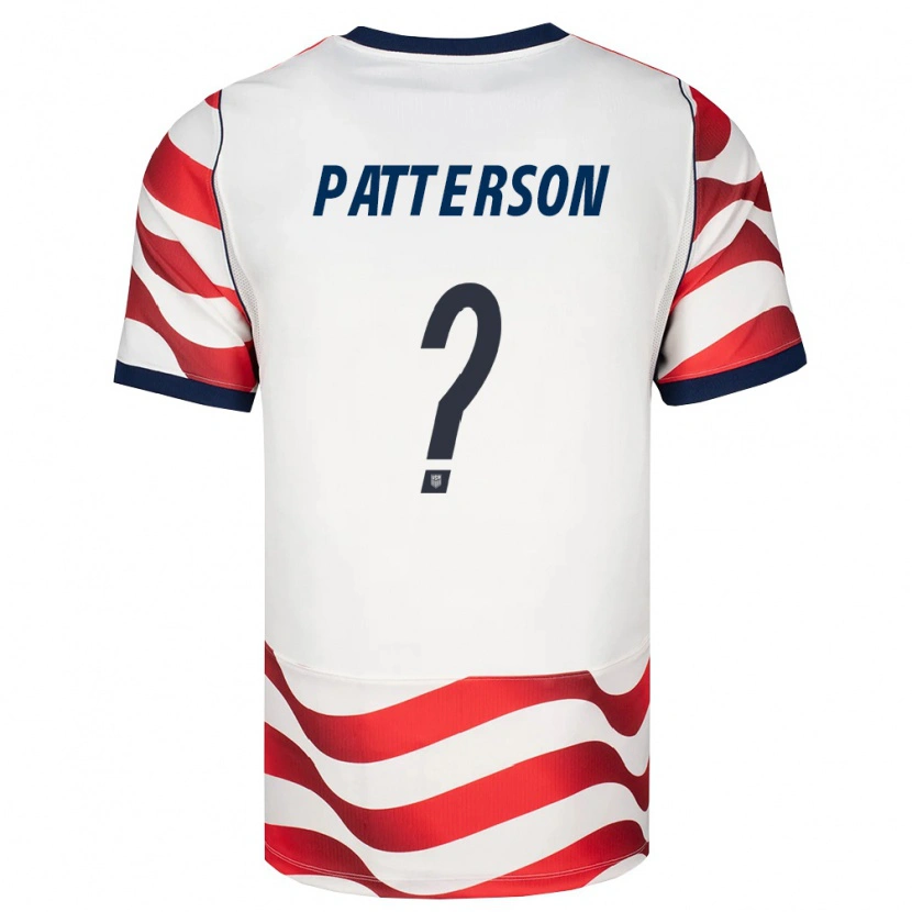 Danxen Kid United States Carter Patterson #0 Red White Black Home Jersey 26-28 T-Shirt