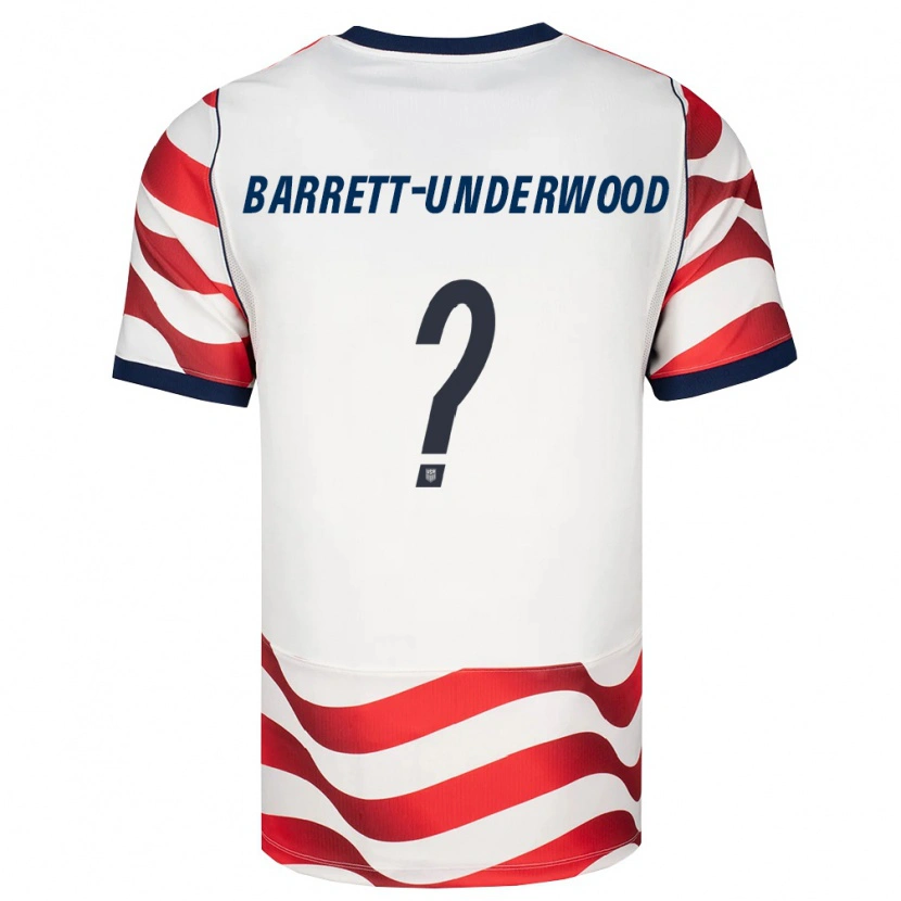 Danxen Kid United States Keehan Barret-Underwood #0 Red White Black Home Jersey 26-28 T-Shirt