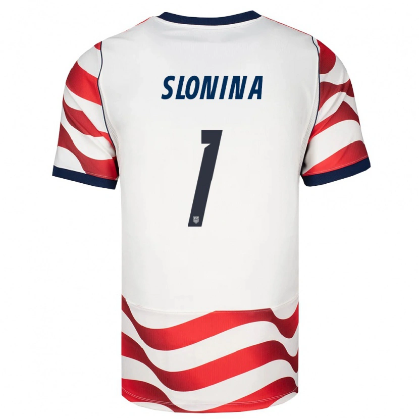 Danxen Kid United States Gabriel Slonina #1 Red White Black Home Jersey 26-28 T-Shirt