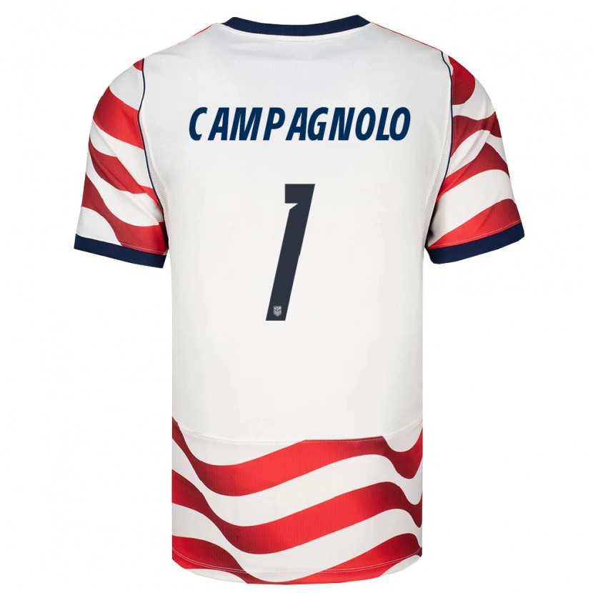 Danxen Kid United States Zackory Campagnolo #1 Red White Black Home Jersey 26-28 T-Shirt