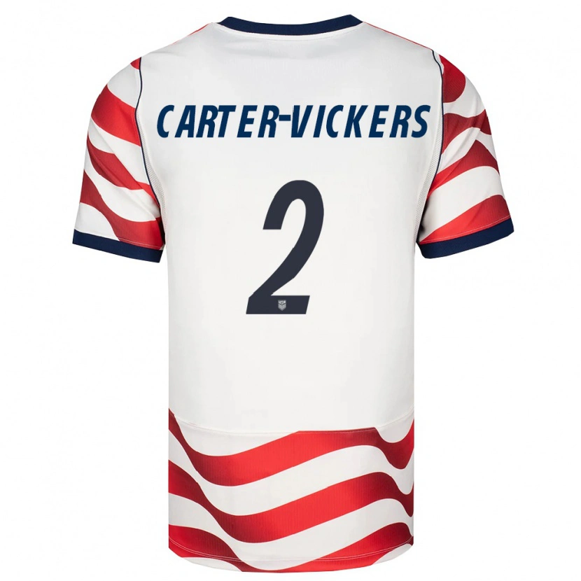 Danxen Kid United States Cameron Carter-Vickers #2 Red White Black Home Jersey 26-28 T-Shirt