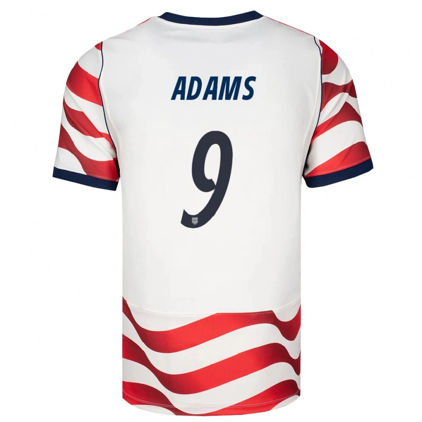 Danxen Kid United States Chase Adams #9 Red White Black Home Jersey 26-28 T-Shirt