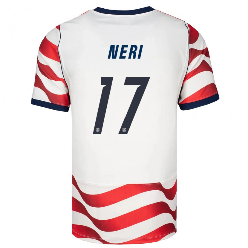 Danxen Kid United States Rodrigo Neri #17 Red White Black Home Jersey 26-28 T-Shirt