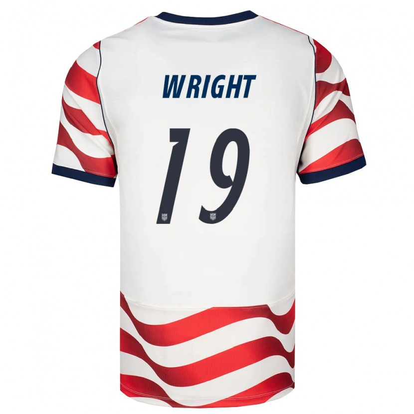 Danxen Kid United States Haji Wright #19 Red White Black Home Jersey 26-28 T-Shirt