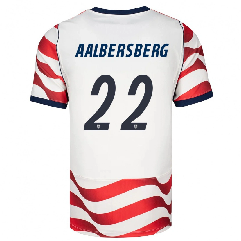 Danxen Kid United States Miles Aalbersberg #22 Red White Black Home Jersey 26-28 T-Shirt