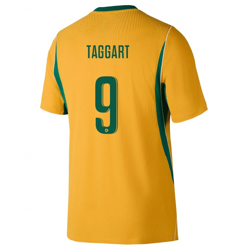 Danxen Kid Australia Adam Taggart #9 Yellow Green Home Jersey 26-28 T-Shirt