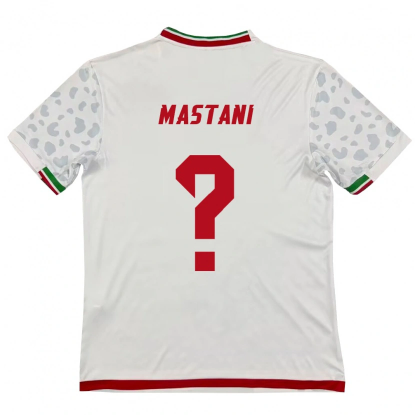 Danxen Kid Iran Ali Mastani #0 White Red Home Jersey 26-28 T-Shirt