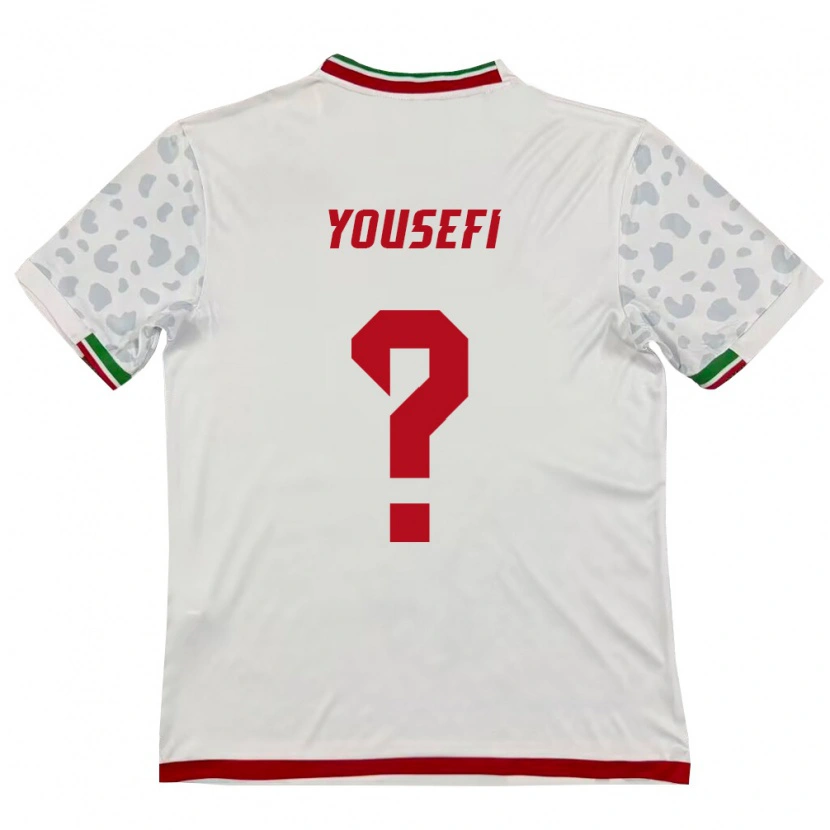 Danxen Kid Iran Mohammadreza Yousefi #0 White Red Home Jersey 26-28 T-Shirt