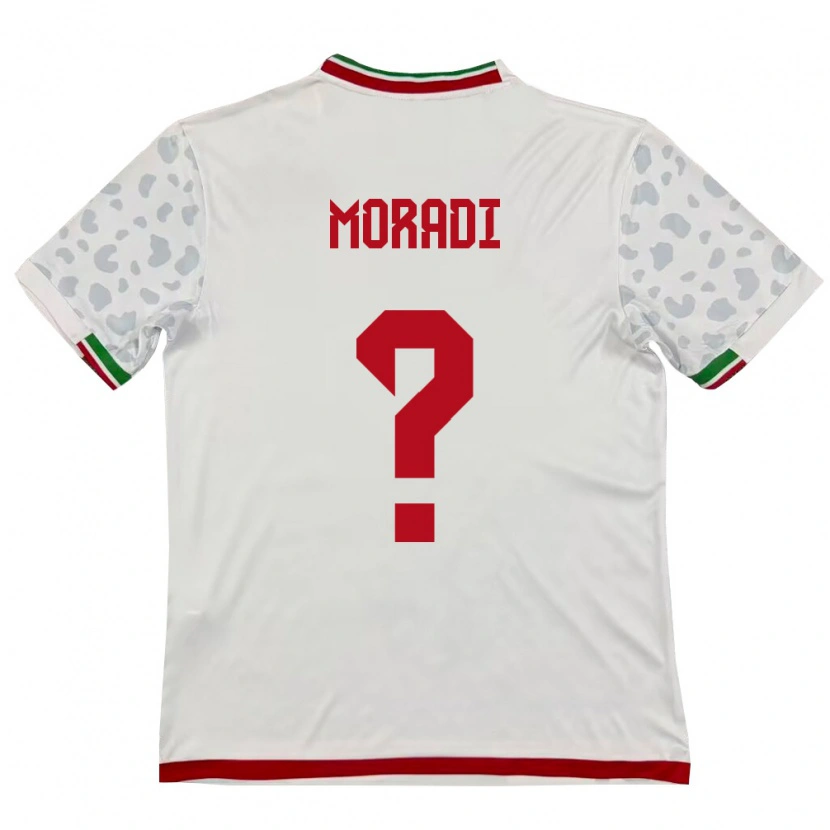 Danxen Kid Iran Arshia Moradi #0 White Red Home Jersey 26-28 T-Shirt