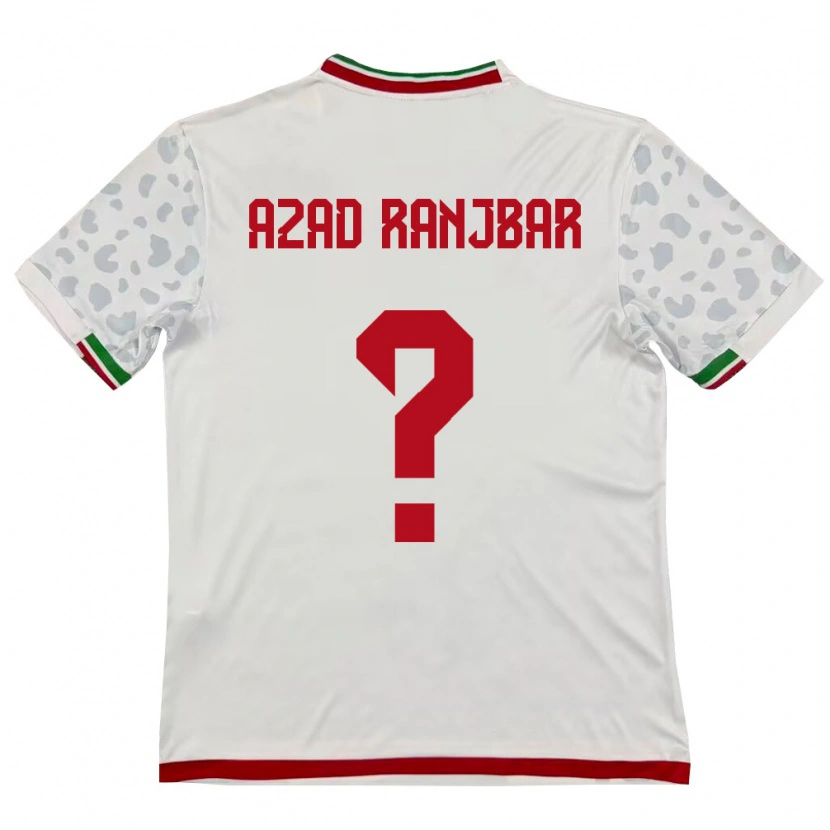 Danxen Kid Iran Pouria Azad Ranjbar #0 White Red Home Jersey 26-28 T-Shirt
