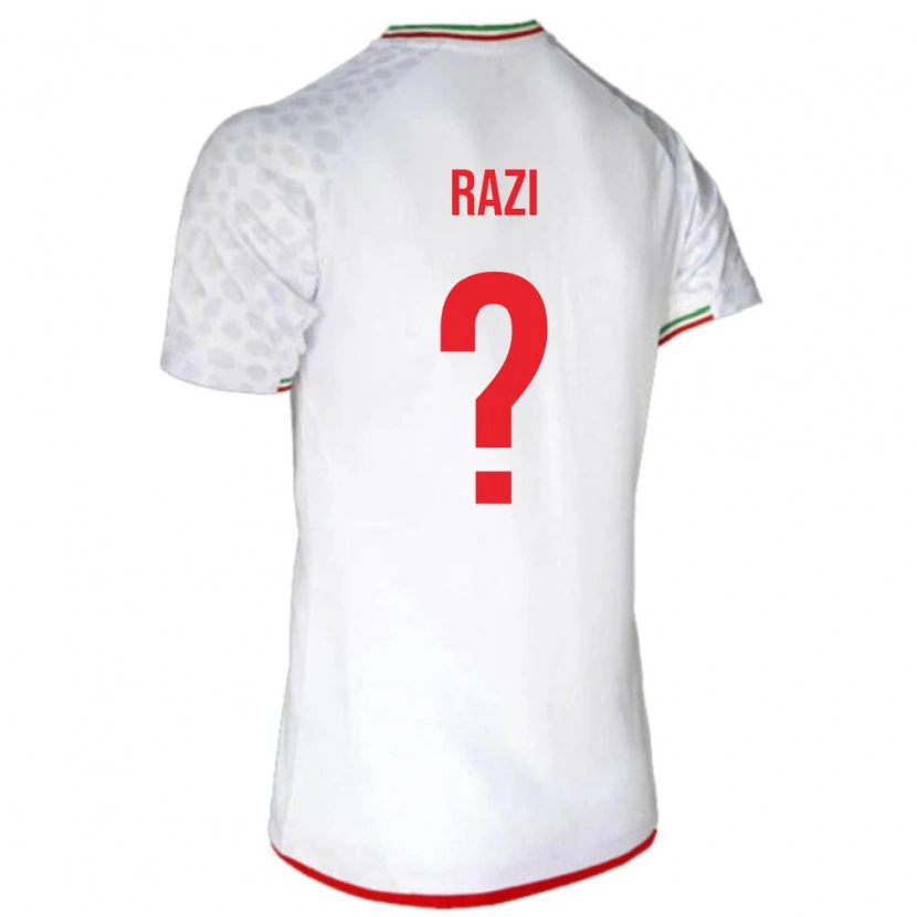 Danxen Kid Iran Vihan Razi #0 White Red Home Jersey 26-28 T-Shirt