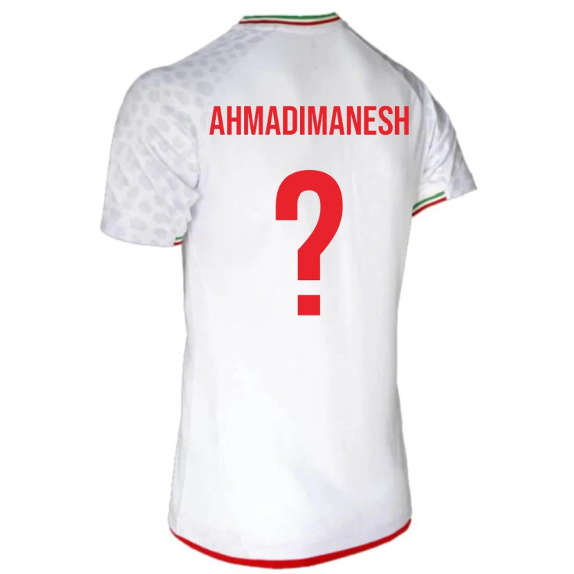 Danxen Kid Iran Iliya Ahmadimanesh #0 White Red Home Jersey 26-28 T-Shirt