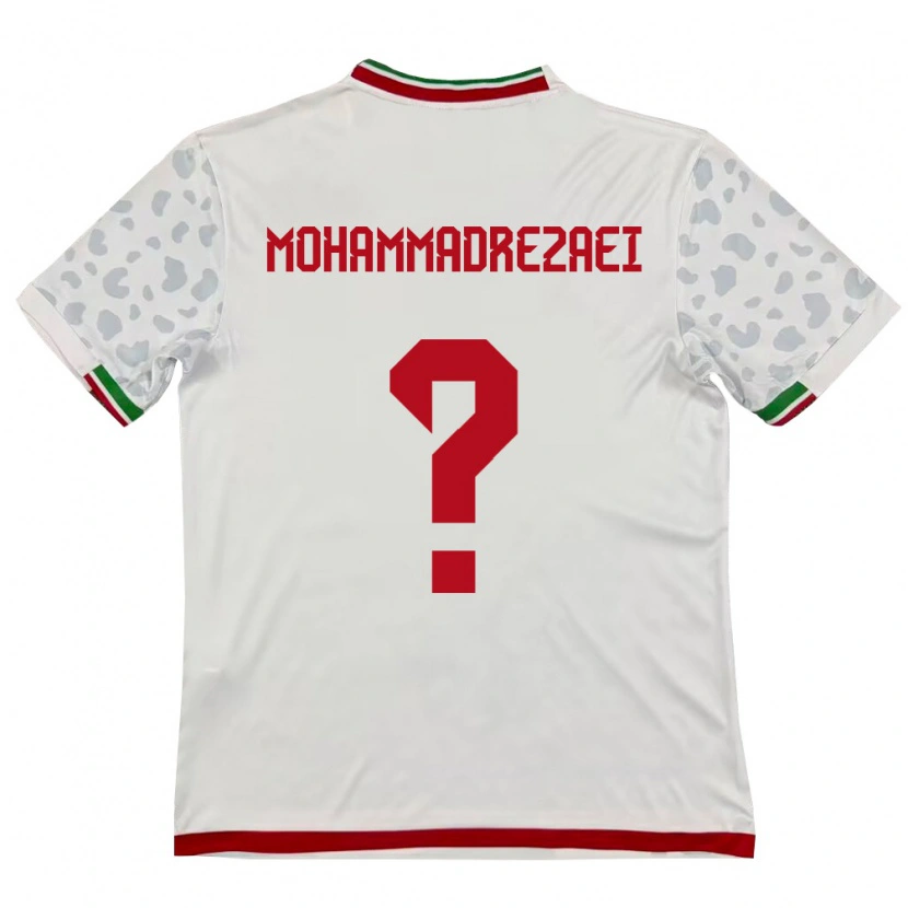 Danxen Kid Iran Hossein Mohammadrezaei #0 White Red Home Jersey 26-28 T-Shirt