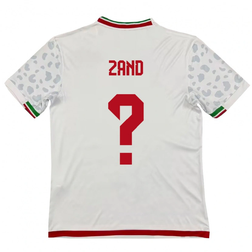 Danxen Kid Iran Ahoora Zand #0 White Red Home Jersey 26-28 T-Shirt