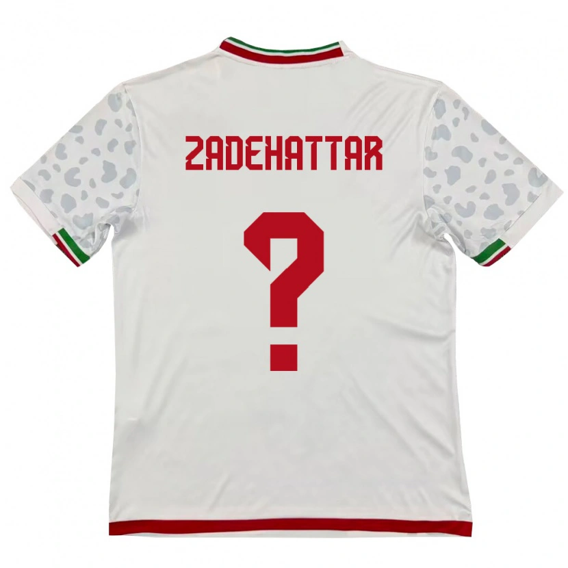 Danxen Kid Iran Abolfazl Zadehattar #0 White Red Home Jersey 26-28 T-Shirt