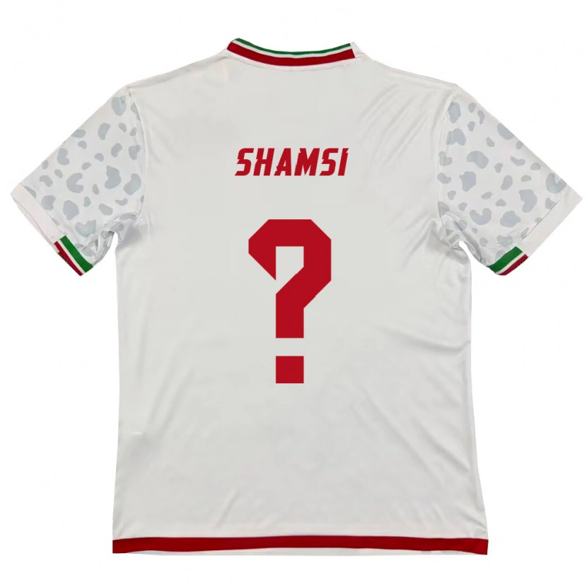 Danxen Kid Iran Mojtaba Shamsi #0 White Red Home Jersey 26-28 T-Shirt