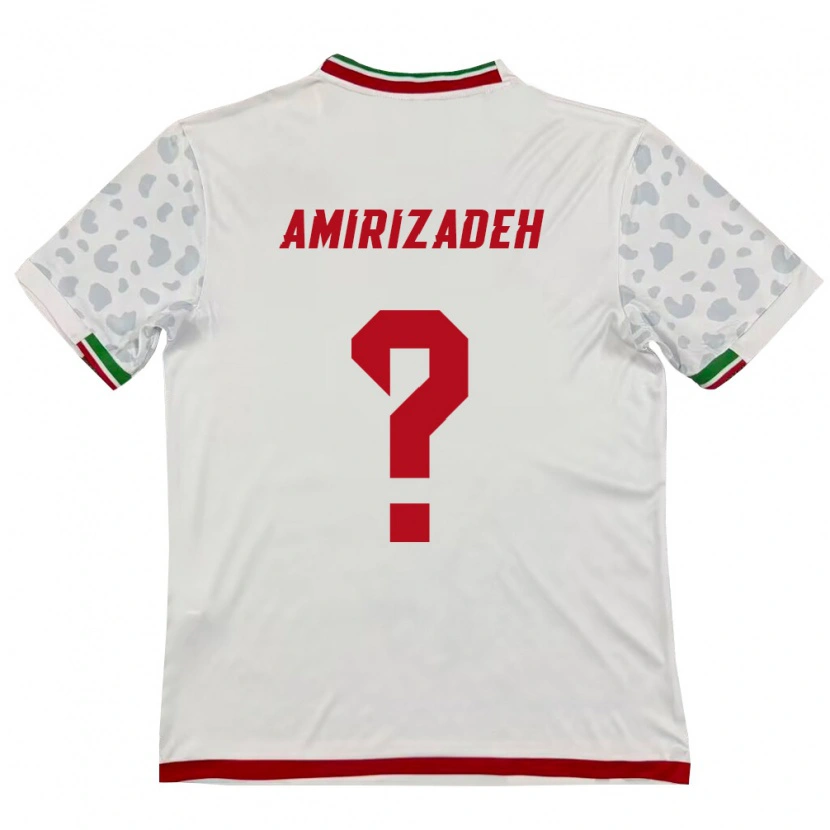 Danxen Kid Iran Komeil Amirizadeh #0 White Red Home Jersey 26-28 T-Shirt