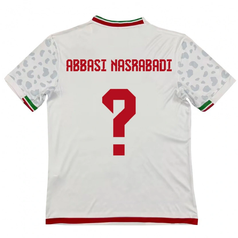 Danxen Kid Iran Mohammadreza Abbasi Nasrabadi #0 White Red Home Jersey 26-28 T-Shirt