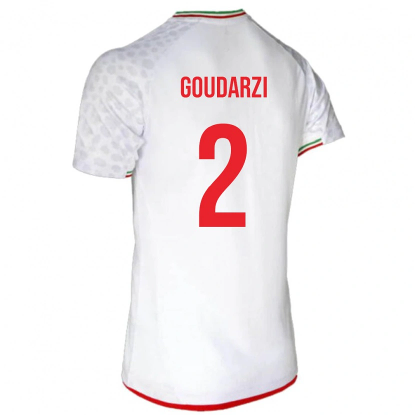 Danxen Kid Iran Bahram Goudarzi #2 White Red Home Jersey 26-28 T-Shirt