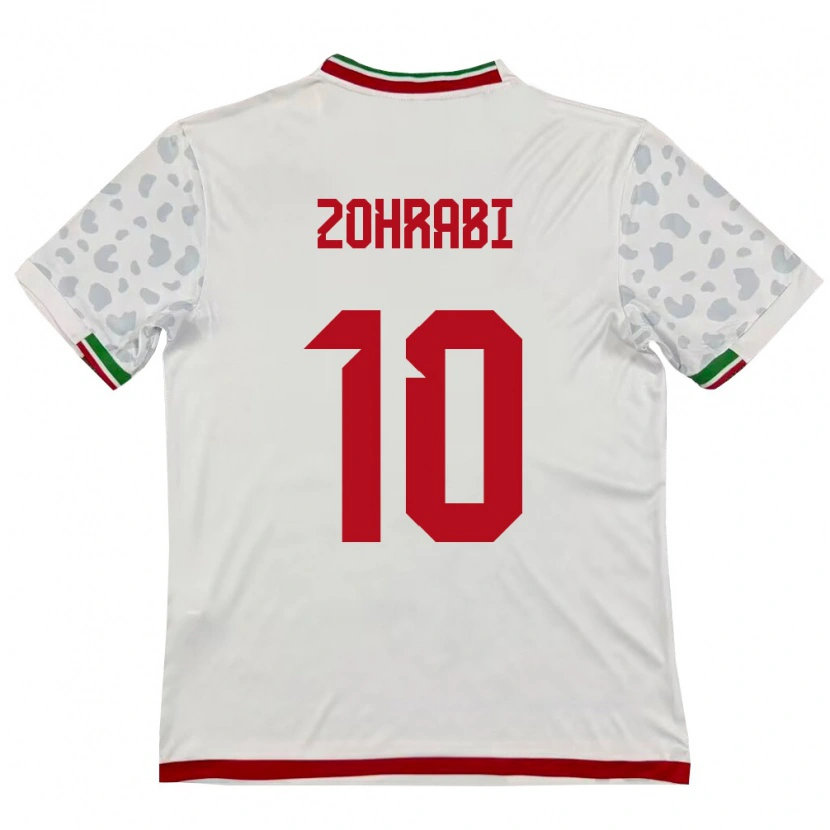 Danxen Kid Iran Sara Zohrabi #10 White Red Home Jersey 26-28 T-Shirt