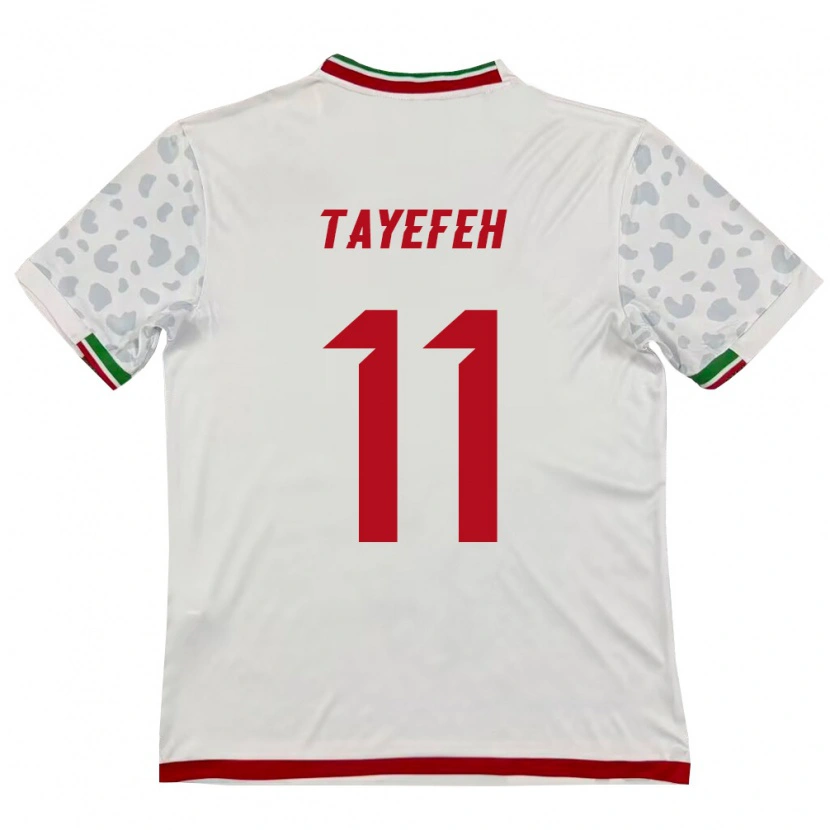 Danxen Kid Iran Amirhossein Tayefeh #11 White Red Home Jersey 26-28 T-Shirt