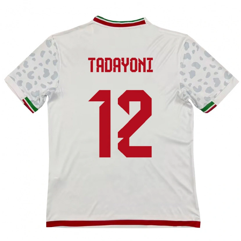 Danxen Kid Iran Morteza Tadayoni #12 White Red Home Jersey 26-28 T-Shirt