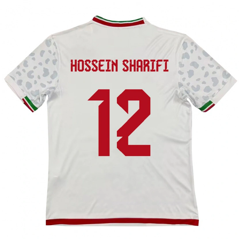 Danxen Kid Iran Mohammad Hossein Sharifi #12 White Red Home Jersey 26-28 T-Shirt