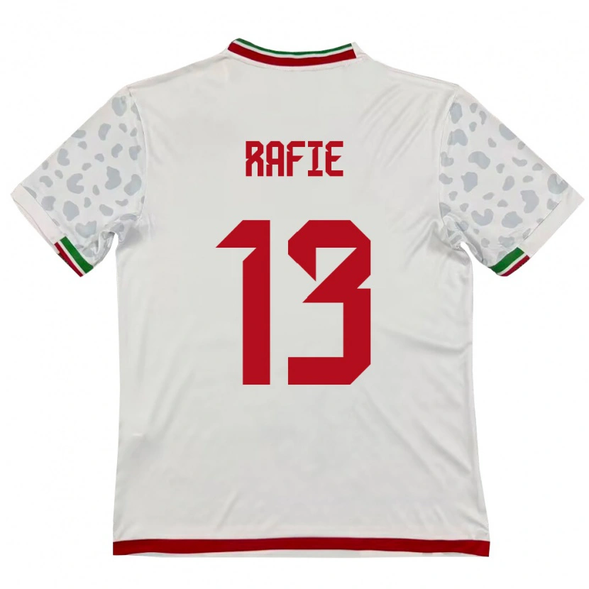 Danxen Kid Iran Abbas Rafie #13 White Red Home Jersey 26-28 T-Shirt