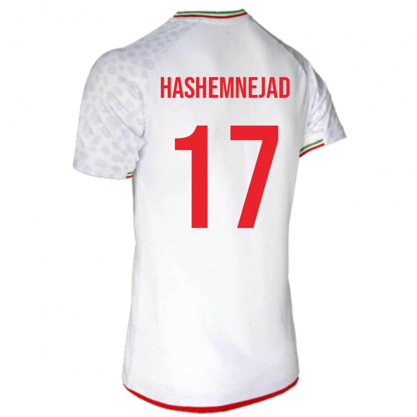 Danxen Kid Iran Mehdi Hashemnejad #17 White Red Home Jersey 26-28 T-Shirt