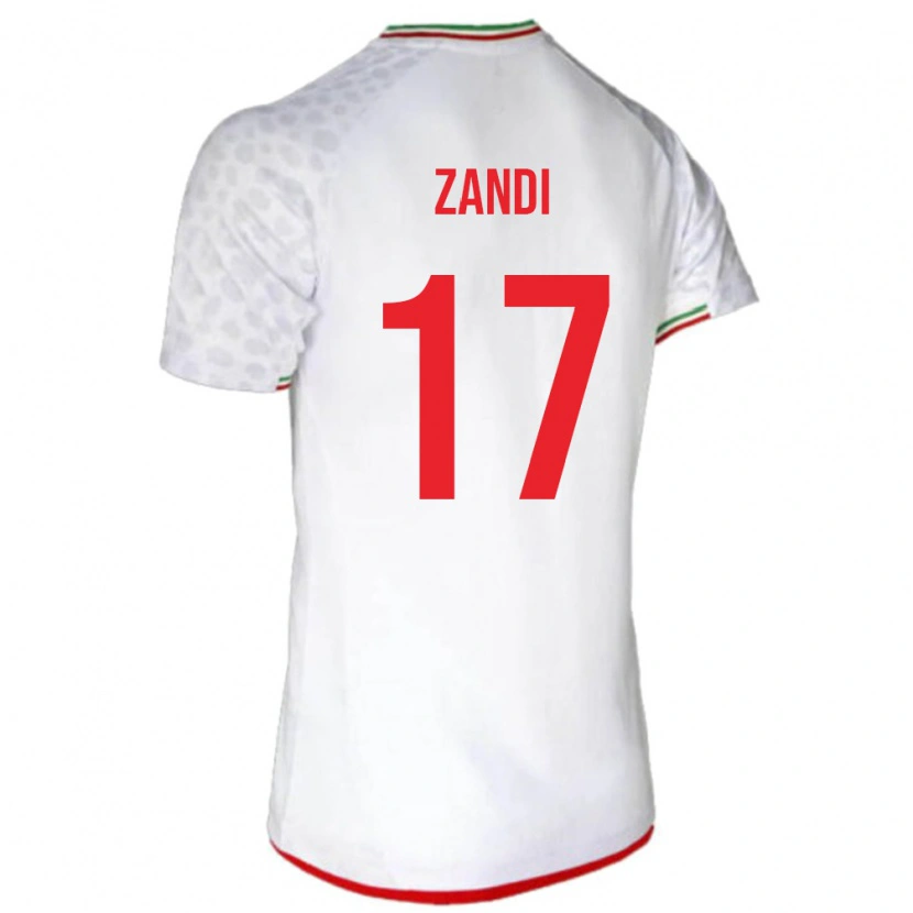 Danxen Kid Iran Negin Zandi #17 White Red Home Jersey 26-28 T-Shirt