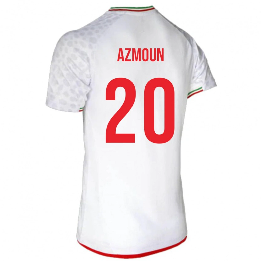 Danxen Kid Iran Sardar Azmoun #20 White Red Home Jersey 26-28 T-Shirt