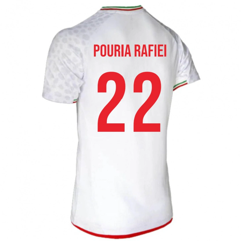 Danxen Kid Iran Seyed Pouria Rafiei #22 White Red Home Jersey 26-28 T-Shirt