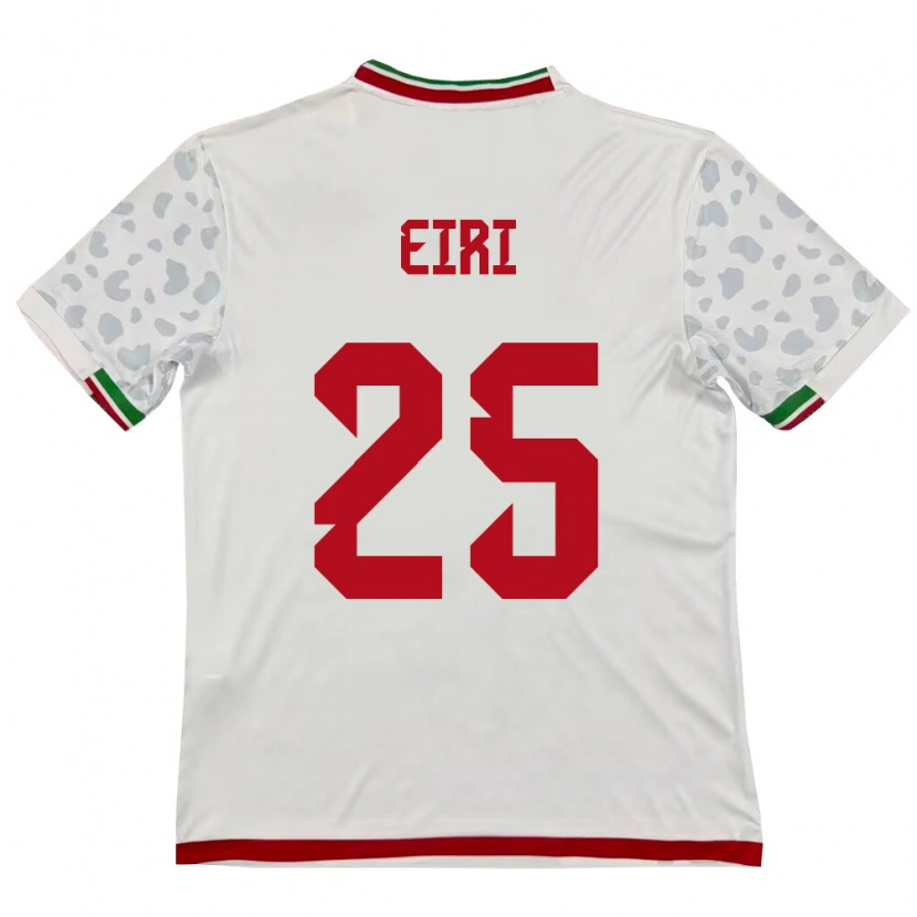 Danxen Kid Iran Danial Eiri #25 White Red Home Jersey 26-28 T-Shirt