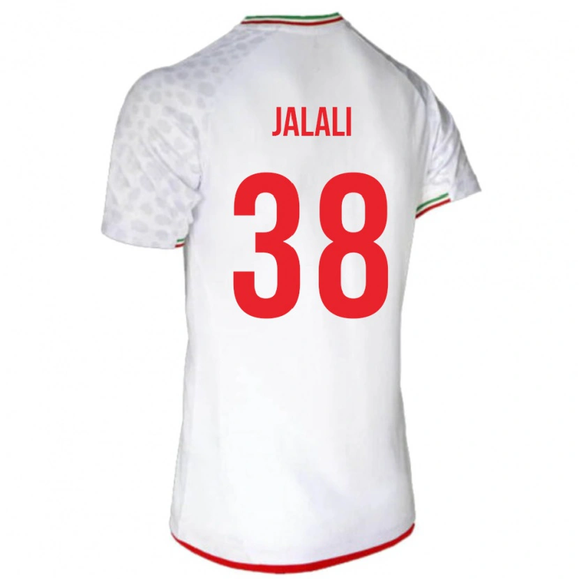 Danxen Kid Iran Abolfazl Jalali #38 White Red Home Jersey 26-28 T-Shirt