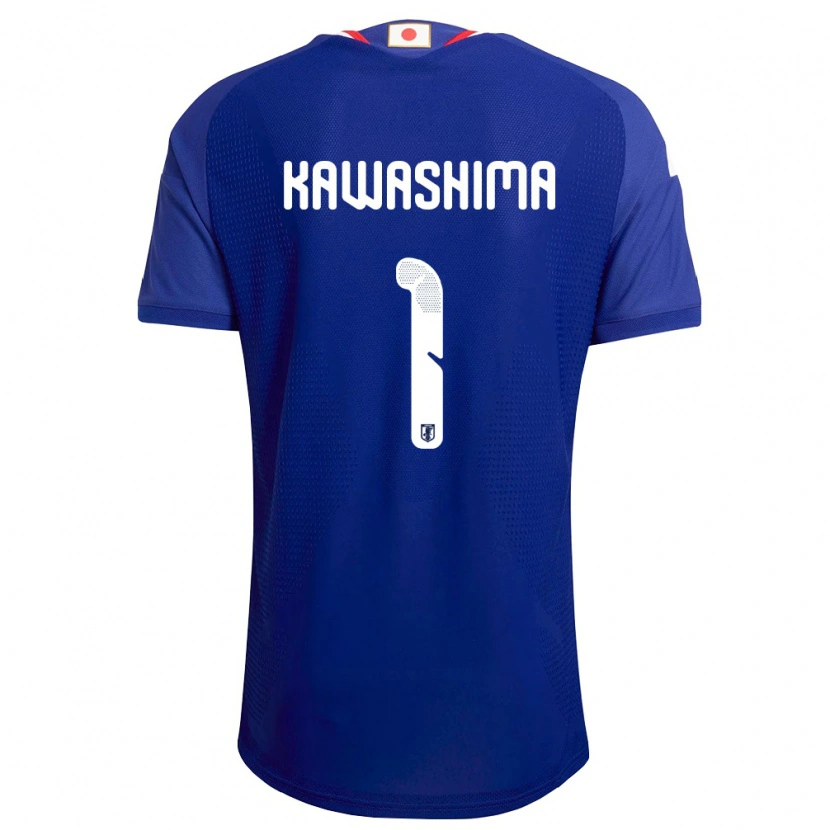 Danxen Kid Japan Eiji Kawashima #1 Blue White Red Home Jersey 26-28 T-Shirt